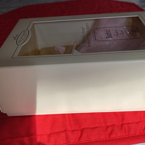 NRFB BARBIE HALLMARK KEEPSAKE ORN, appx 5 x 6” in pink gown.  $39 - Picture 5 of 7